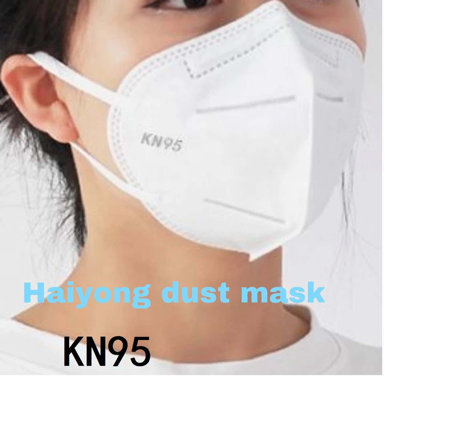 white color half respirator protective face mask gb2626 kn95